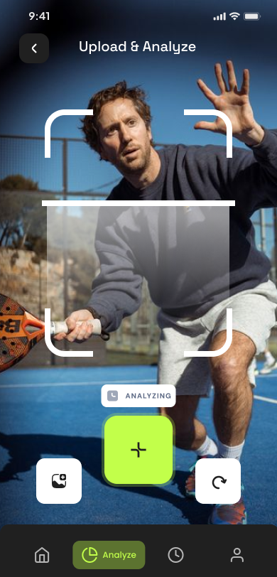 SportSensei App Interface